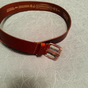 Diesel Brown Leather Belt Bag for Men